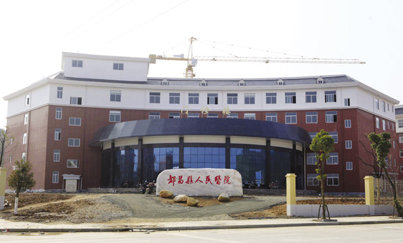 【廣東】藍品盾走道防撞扶手走進(jìn)江西省都昌縣人民醫院